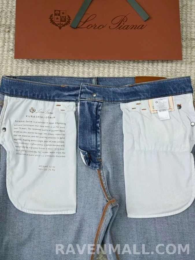 로로피아나 로로피아나 스트레이트핏 데님 팬츠 상세 이미지