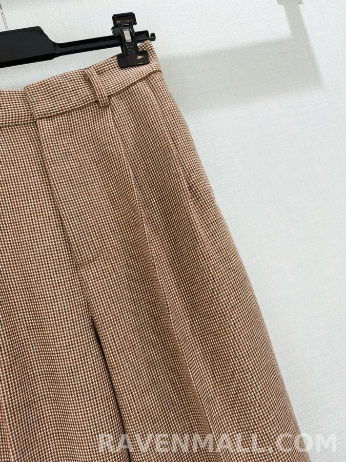 로로피아나 로로피아나 울 플리츠 턴업 팬츠 상세 이미지