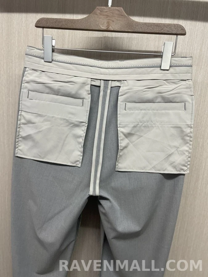 로로피아나 로로피아나 울 혼방 슬림 비즈니스 팬츠 상세 이미지