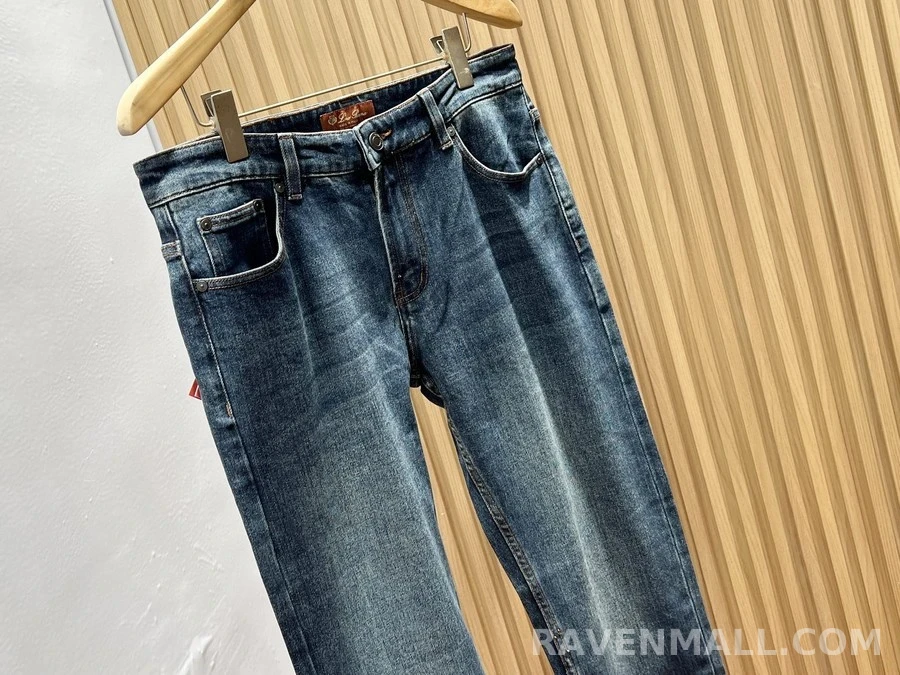 로로피아나 로로피아나 워시드 스트레이트 데님 팬츠 상세 이미지