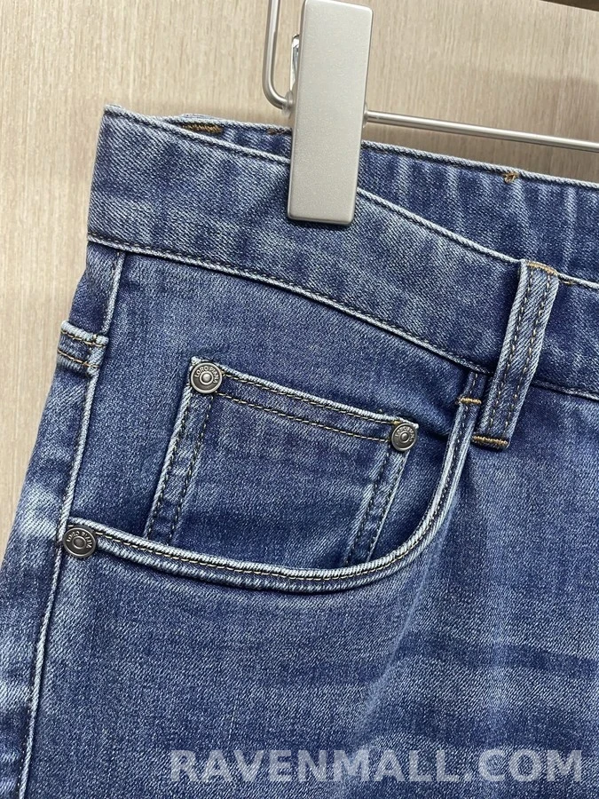 로로피아나 로로피아나 워시드 슬림 스트레이트 데님 팬츠 상세 이미지