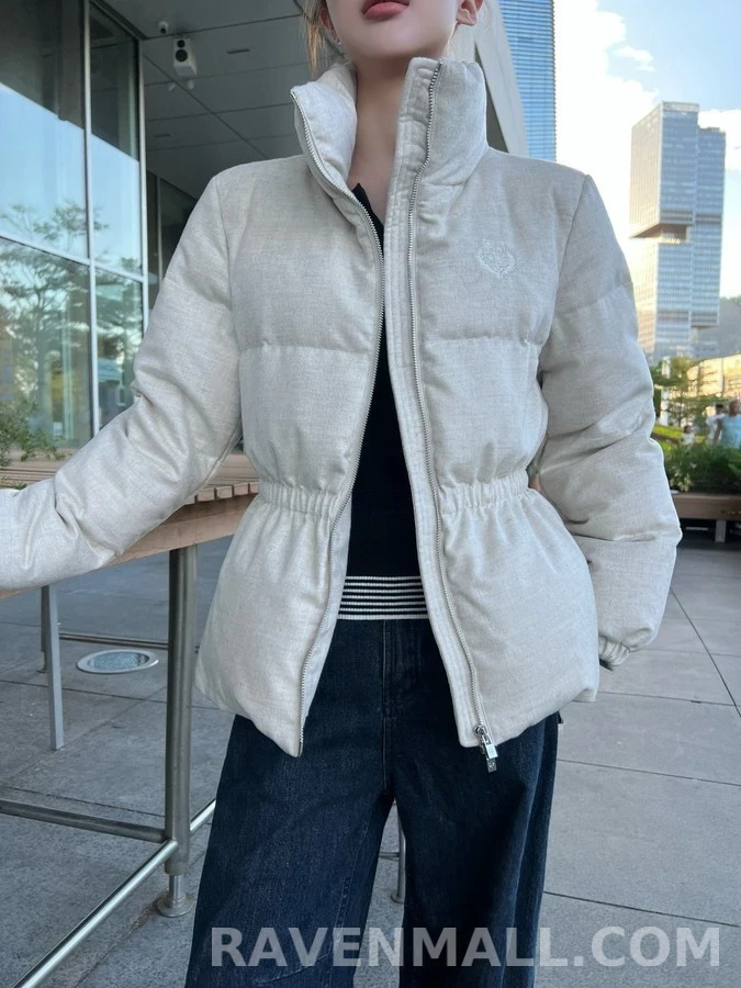 로로피아나 로로피아나 하이넥 허리 스트링 패딩 자켓 상세 이미지