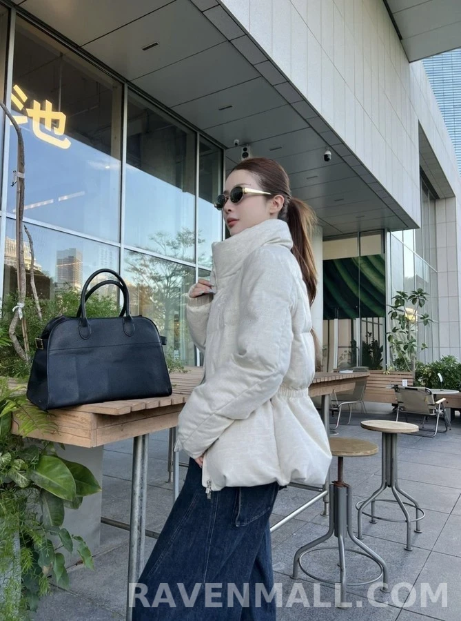 로로피아나 로로피아나 하이넥 허리 스트링 패딩 자켓 상세 이미지