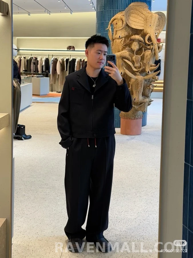 로에베 로에베 드로스트링 와이드 팬츠 상세 이미지
