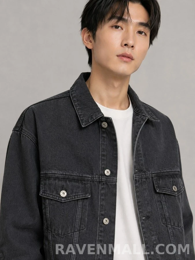 로에베 로에베 로고 데님 자켓 상세 이미지