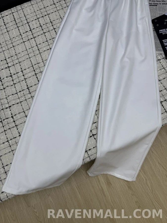 로에베 로에베 로고 밴딩 와이드 팬츠 상세 이미지