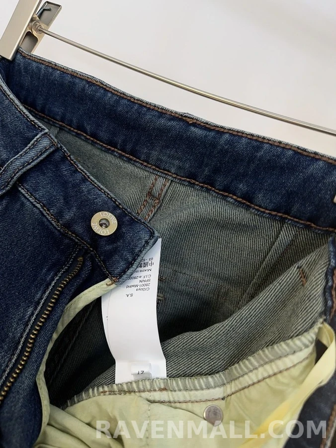 로에베 로에베 로고 와이드 데님 팬츠 상세 이미지