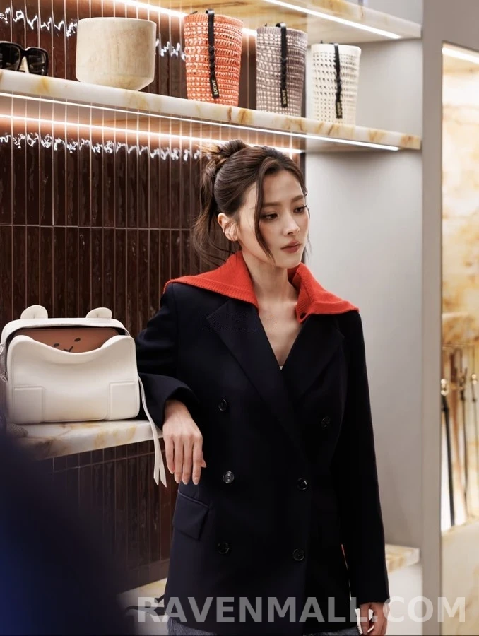 로에베 로에베 분리형 니트 숄 더블 브레스트 자켓 상세 이미지