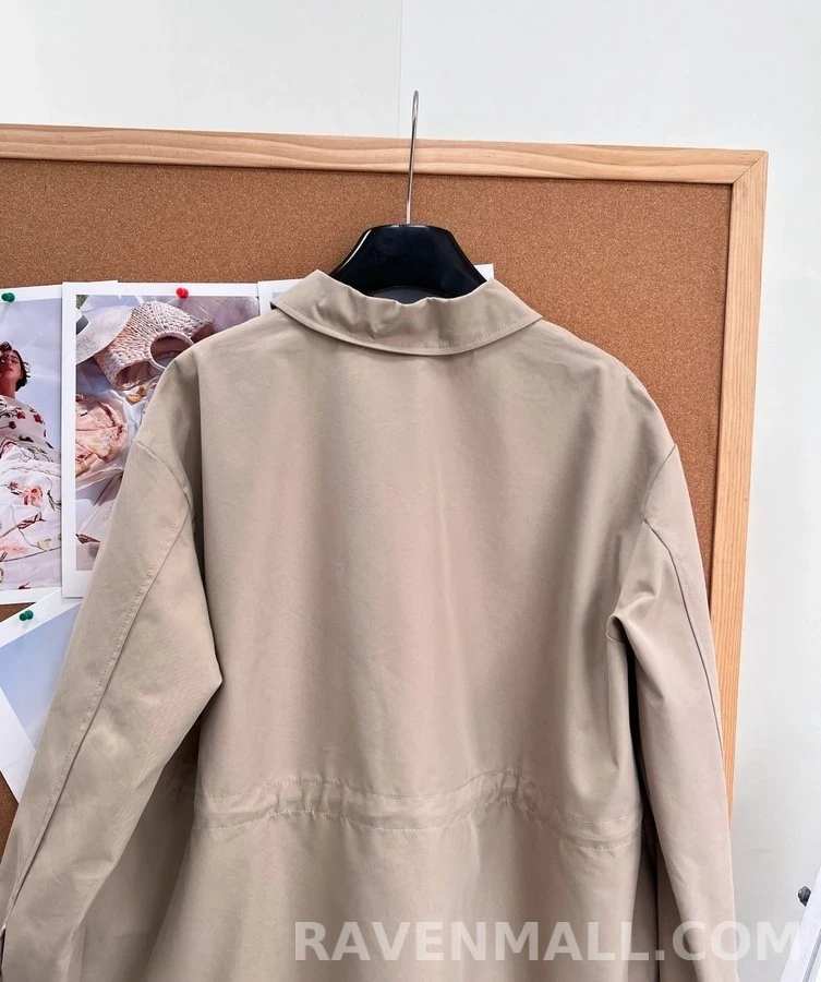 로에베 로에베 아나그램 가죽 패치 카라 자켓 상세 이미지