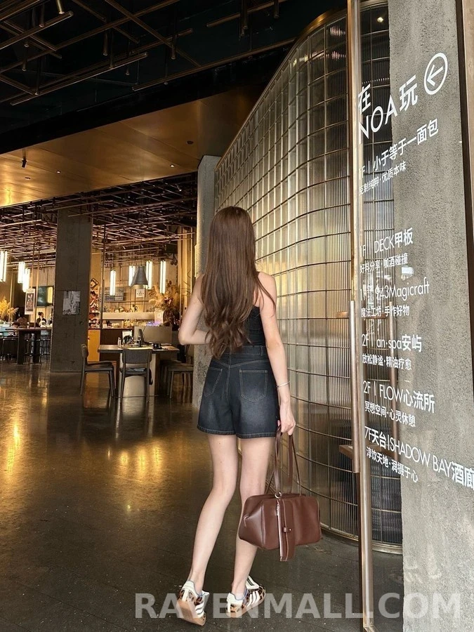 로에베 로에베 아나그램 데님 미니 스커트 상세 이미지