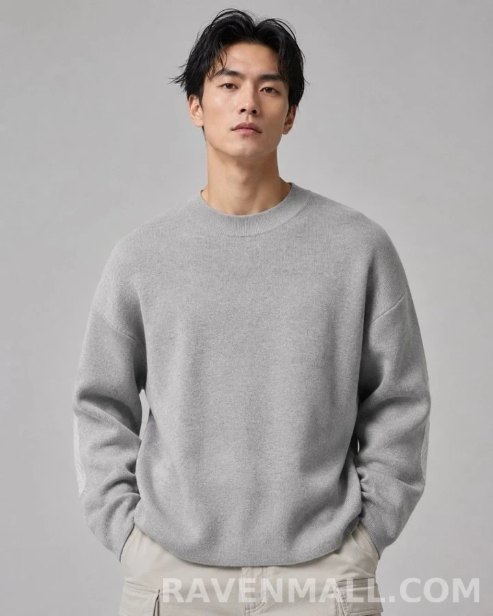 로에베 로에베 아나그램 엘보우 울 니트 상세 이미지