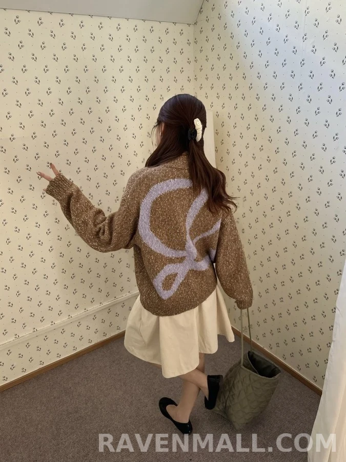 로에베 로에베 아나그램 인타르시아 니트 가디건 상세 이미지