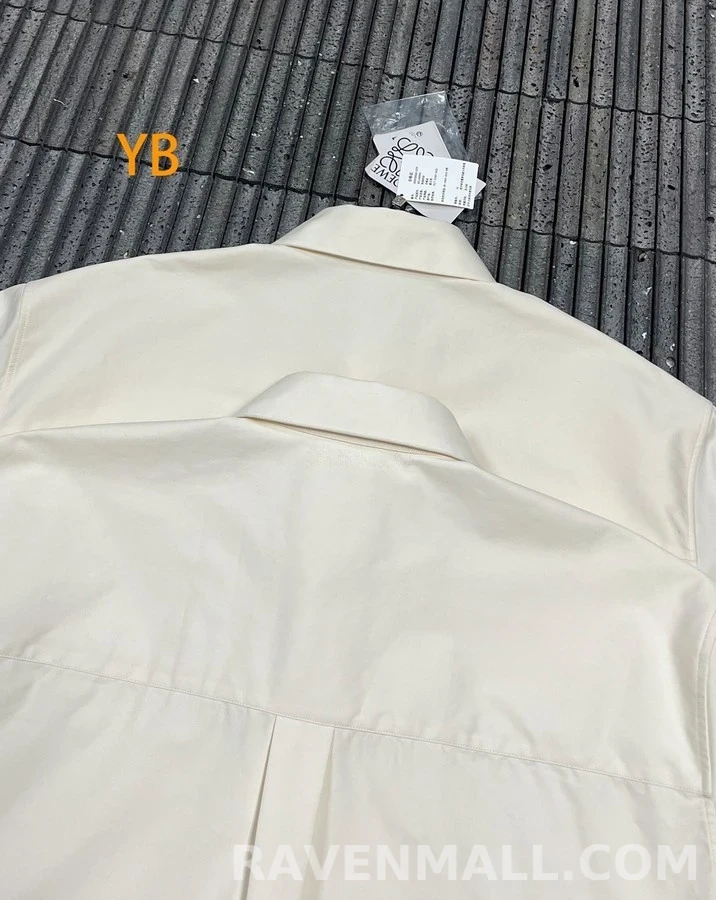 로에베 로에베 아나그램 자수 패치 포켓 셔츠 상세 이미지