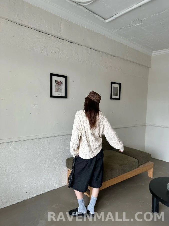 로에베 로에베 아나그램 케이블 니트 상세 이미지
