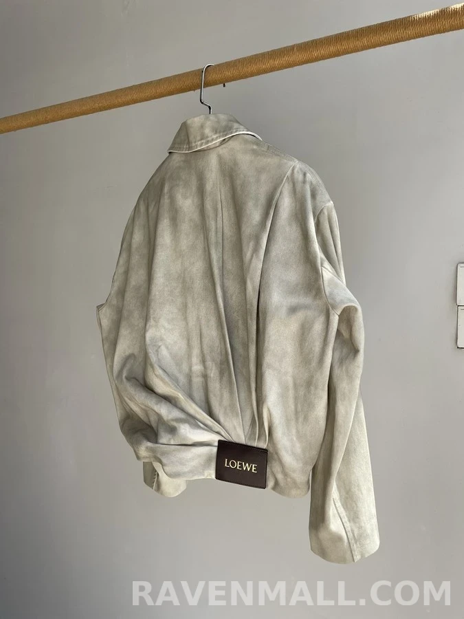 로에베 로에베 워시드 레더 벌룬 재킷 상세 이미지