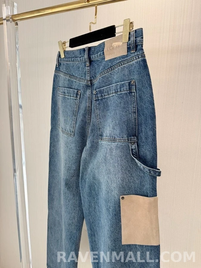 로에베 로에베 워싱 워크웨어 데님 팬츠 상세 이미지