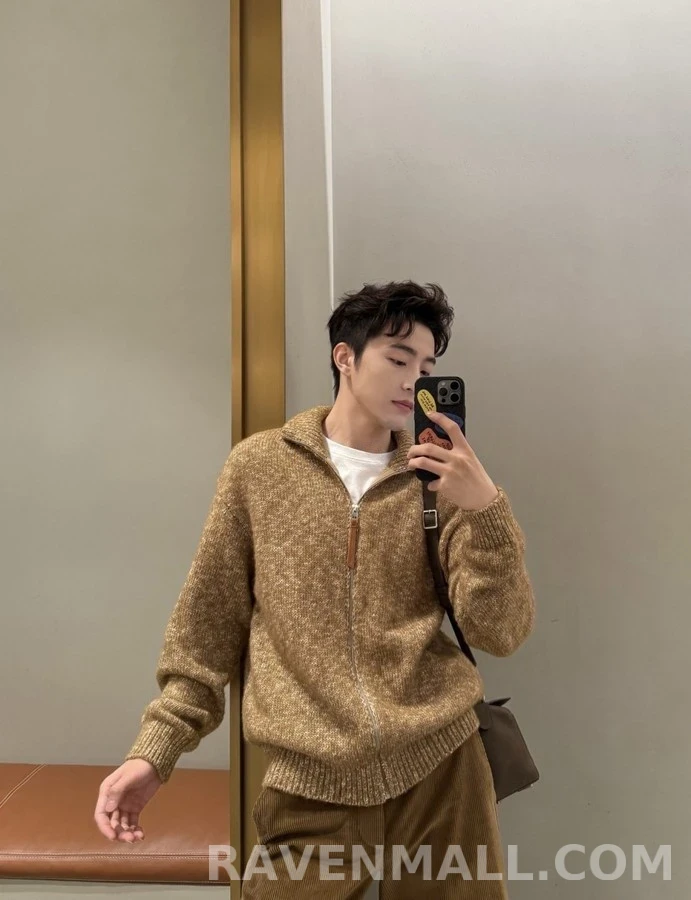 로에베 로에베 인타르시아 패턴 울 자켓 상세 이미지