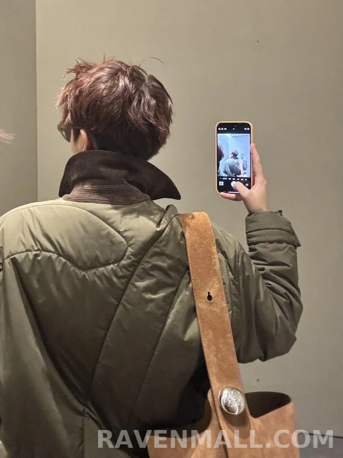 로에베 로에베 퀼티드 패딩 셔츠 재킷 상세 이미지