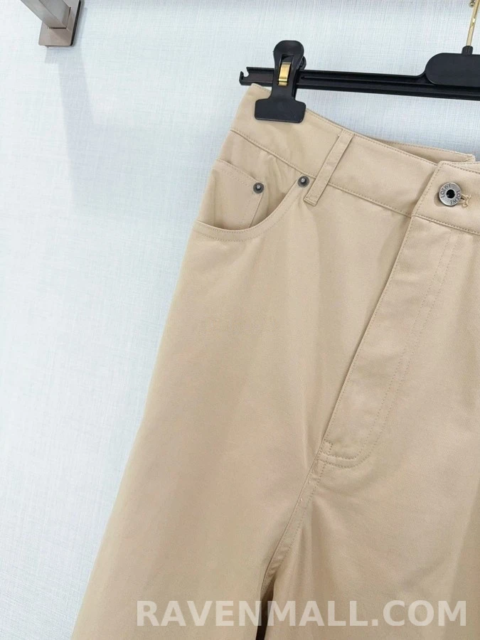 로에베 로에베 크로스오버 불규칙 헴라인 스커트 상세 이미지