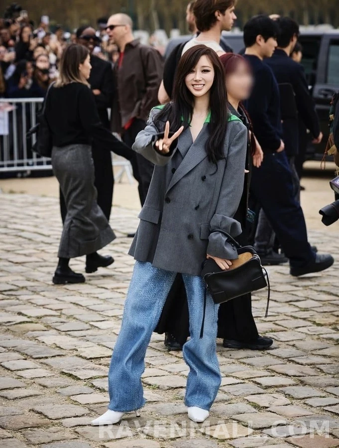 로에베 로에베 탈부착 니트 숄 더블 자켓 상세 이미지
