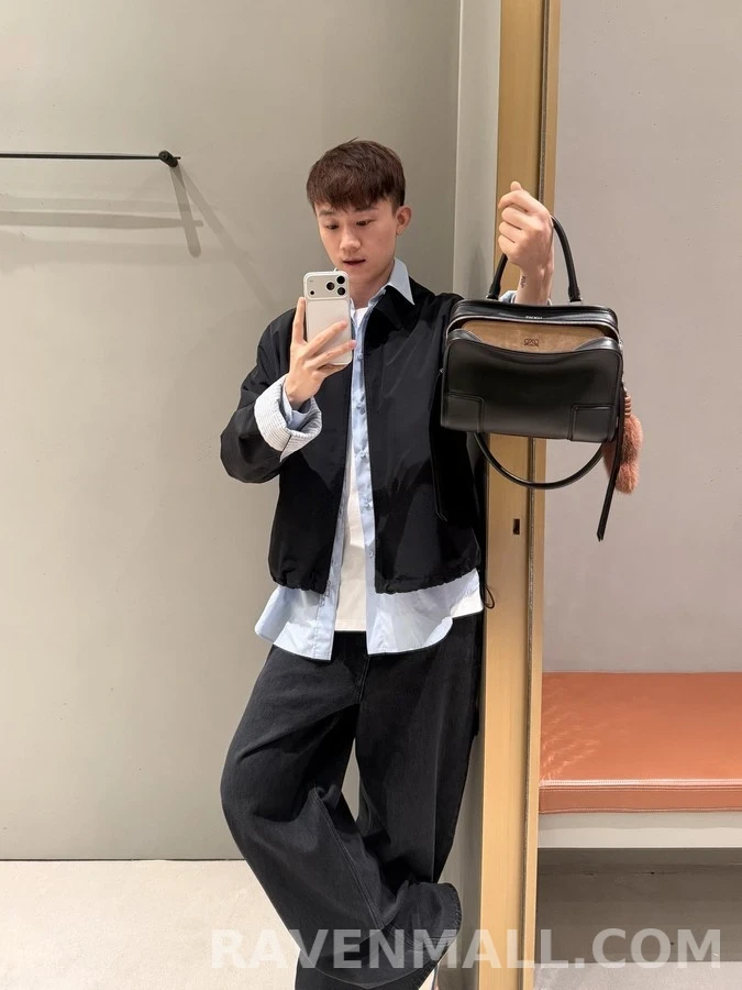 로에베 로에베 테크 코튼 집업 자켓 상세 이미지
