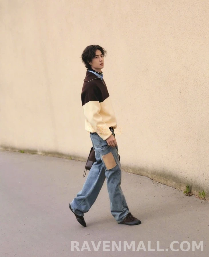 로에베 로에베 패치 워크웨어 데님 팬츠 상세 이미지