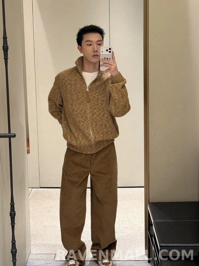 로에베 로에베 L 로고 지퍼 니트 상세 이미지