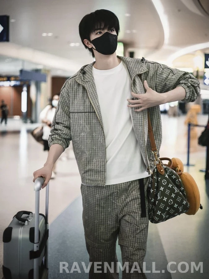 루이비통 루이비통 격자 패턴 투웨이 카고 팬츠 상세 이미지
