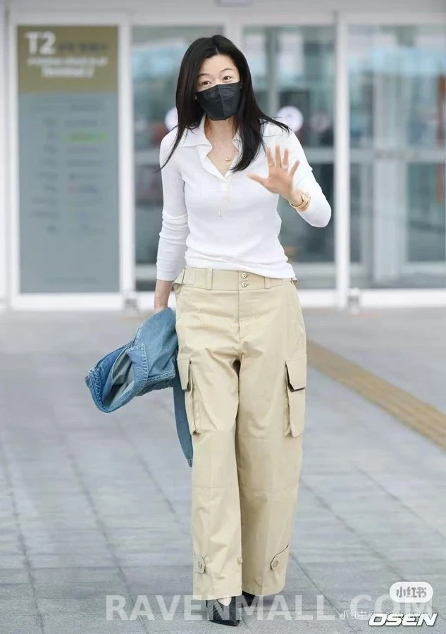 루이비통 루이비통 골지 폴로 긴팔 티셔츠 상세 이미지