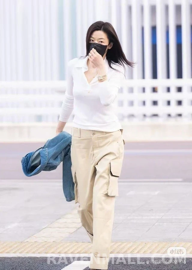 루이비통 루이비통 골지 폴로 긴팔 티셔츠 상세 이미지