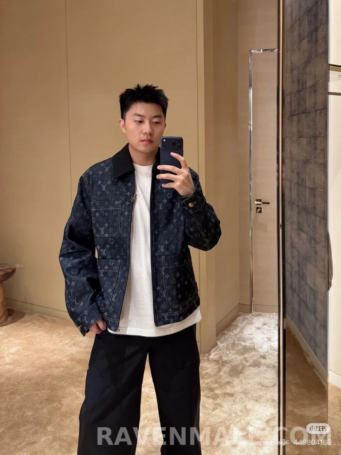 루이비통 루이비통 그라데이션 모노그램 데님 자켓 상세 이미지