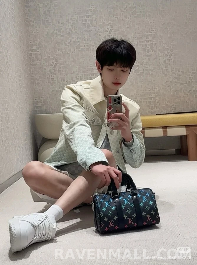 루이비통 루이비통 그라데이션 체커보드 데님 자켓 상세 이미지