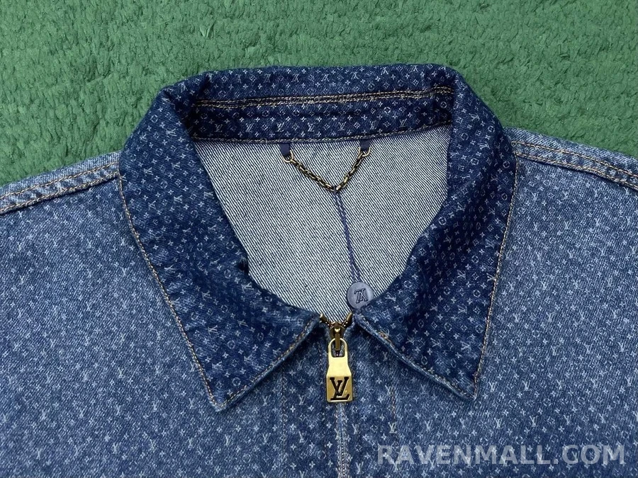 루이비통 루이비통 나노그램 리플렉티브 데님 자켓 상세 이미지
