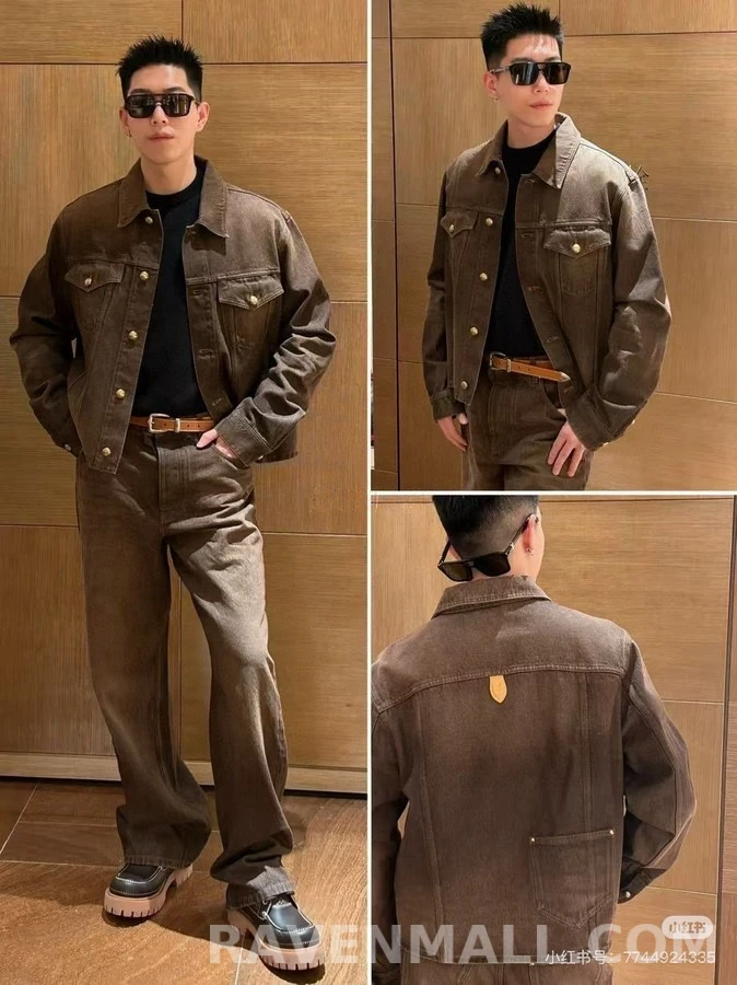 루이비통 루이비통 데님 트러커 셔츠 상세 이미지