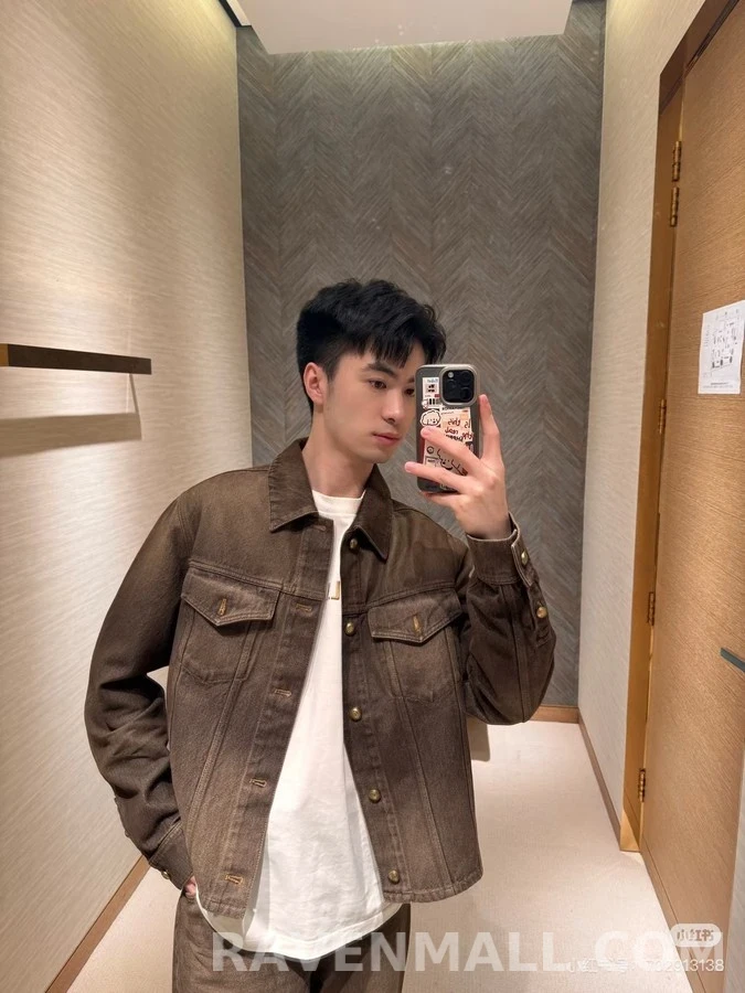 루이비통 루이비통 데님 트러커 셔츠 상세 이미지