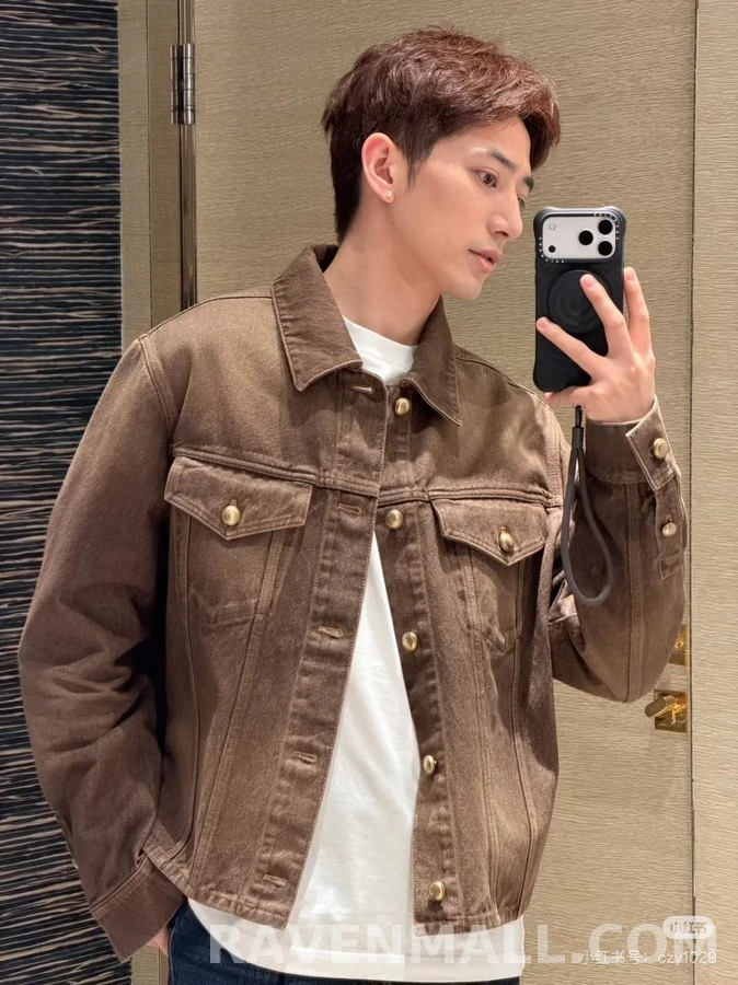 루이비통 루이비통 데님 트러커 셔츠 상세 이미지