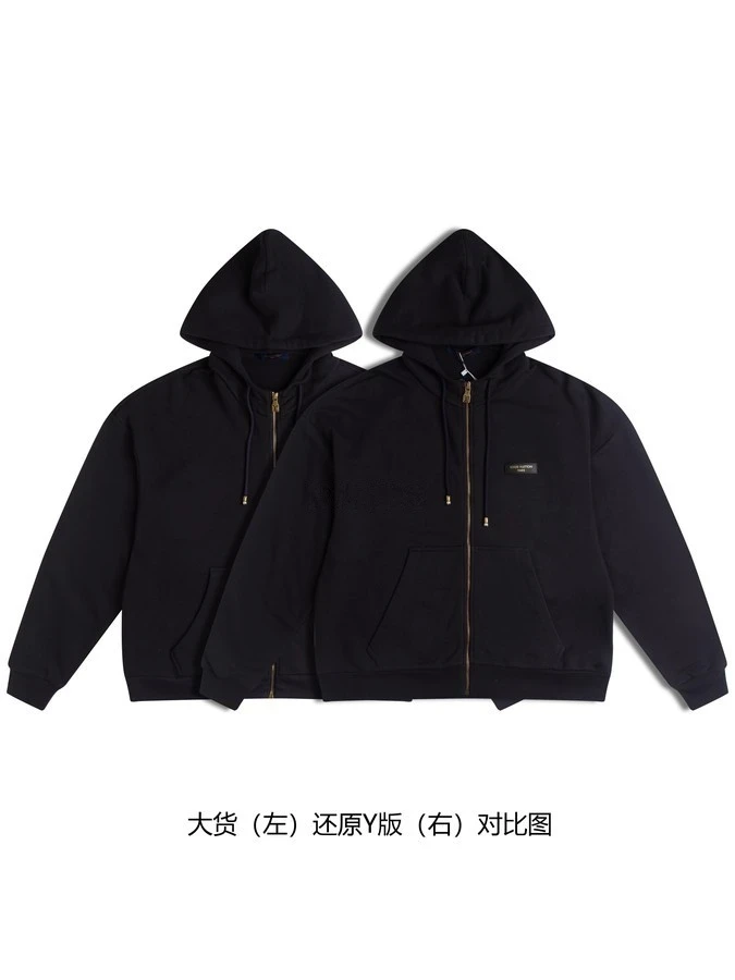 루이비통 루이비통 레더 패치 집업 후드 상세 이미지