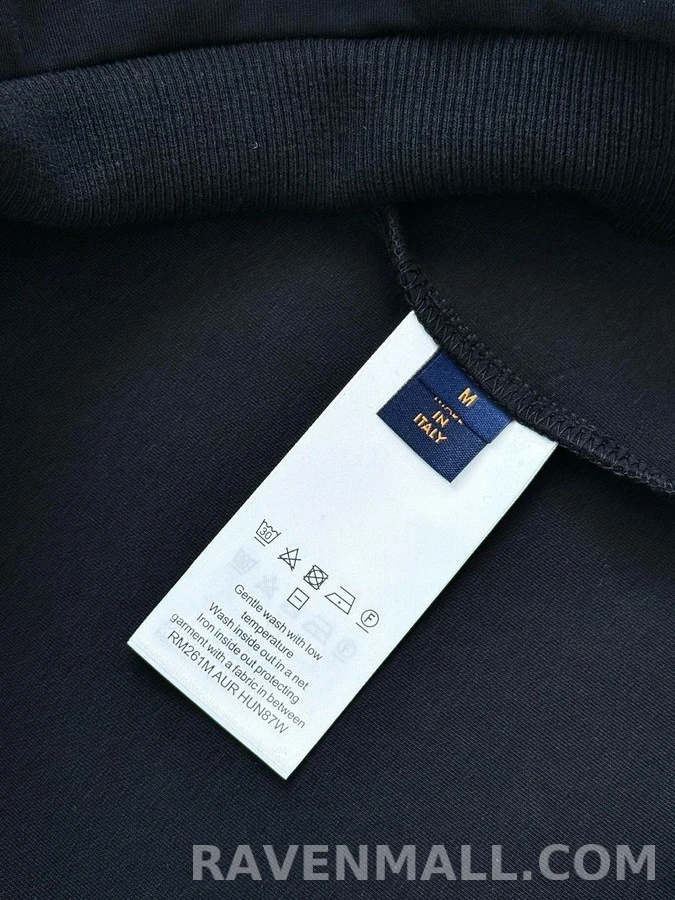루이비통 루이비통 레터 자수 진주 드로스트링 집업 후드 상세 이미지