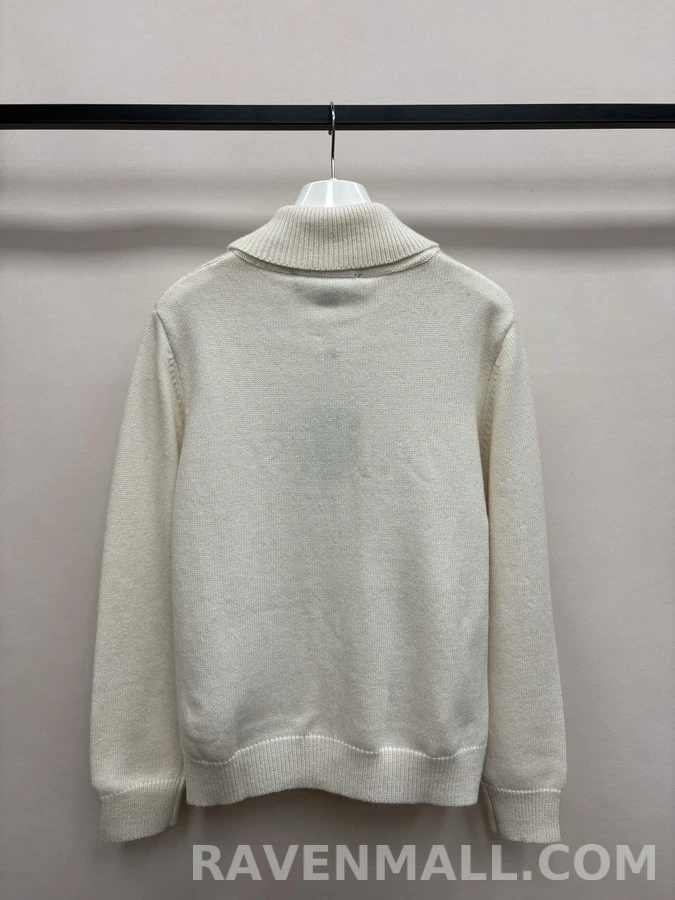 루이비통 루이비통 레터링 숄카라 가디건 상세 이미지