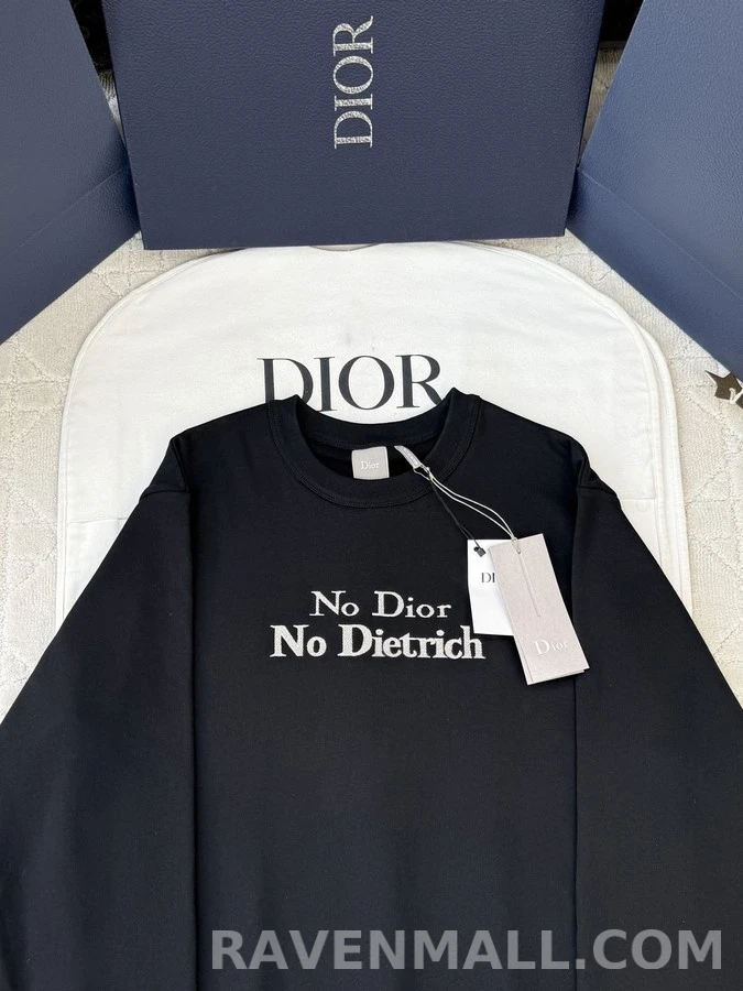 디올 디올 No No Dietrich 레터링 맨투맨 상세 이미지