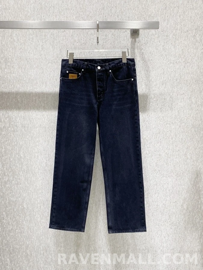 루이비통 루이비통 로고 가죽 패치 팬츠 상세 이미지