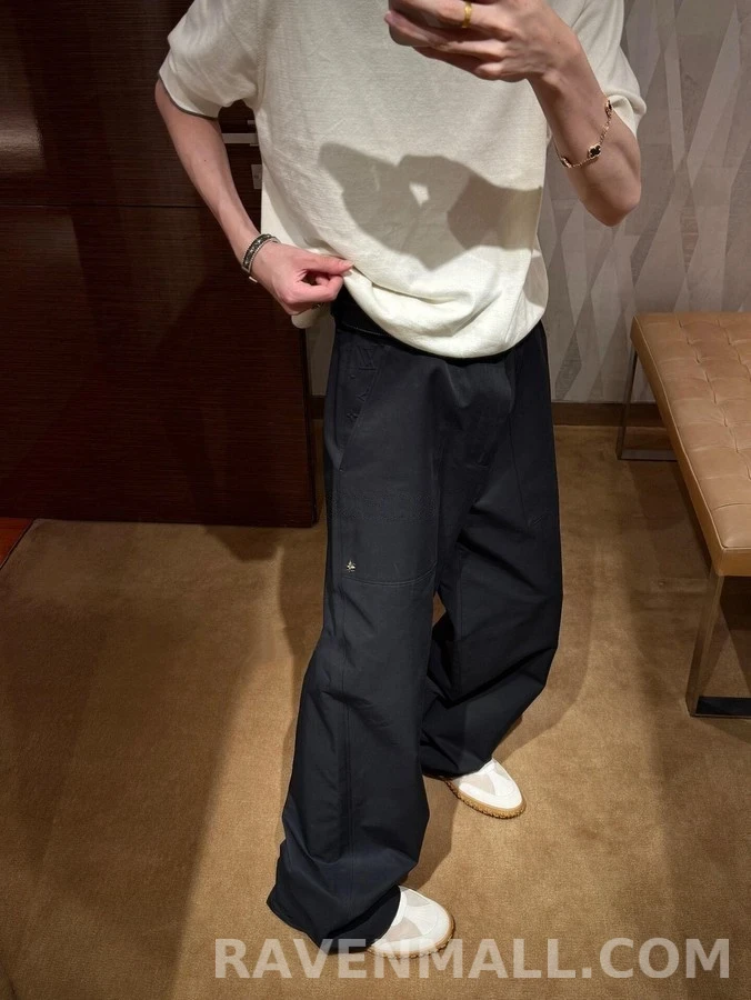 루이비통 루이비통 로고 디테일 와이드 팬츠 상세 이미지