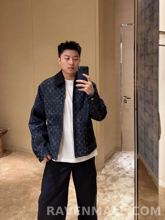 루이비통 루이비통 로고 디테일 와이드 팬츠 상세 이미지
