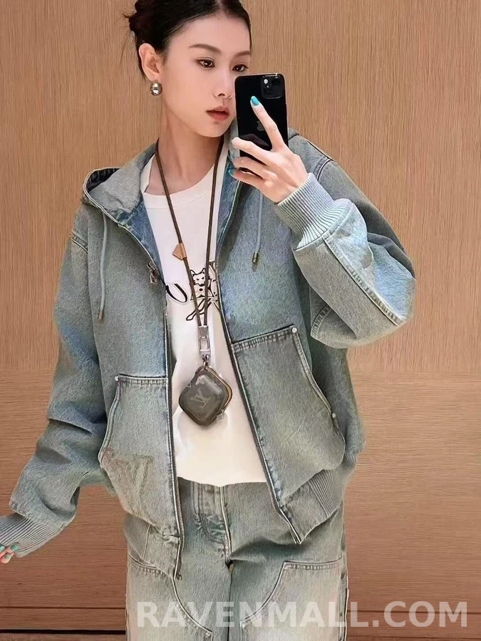 루이비통 루이비통 로고 워크웨어 데님 팬츠 상세 이미지