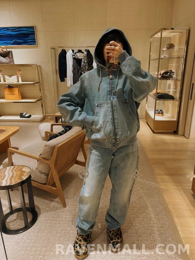 루이비통 루이비통 로고 워크웨어 데님 팬츠 상세 이미지