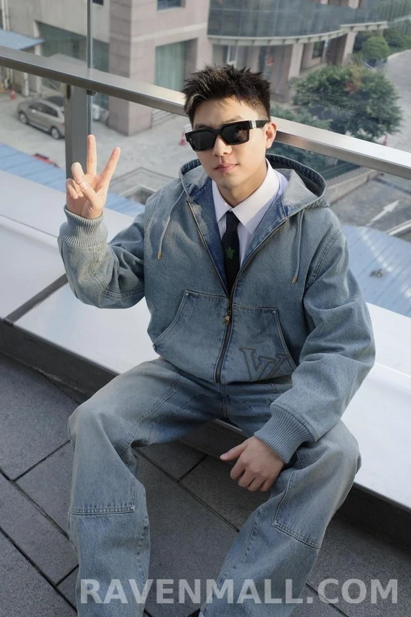 루이비통 루이비통 로고 워크웨어 데님 팬츠 상세 이미지
