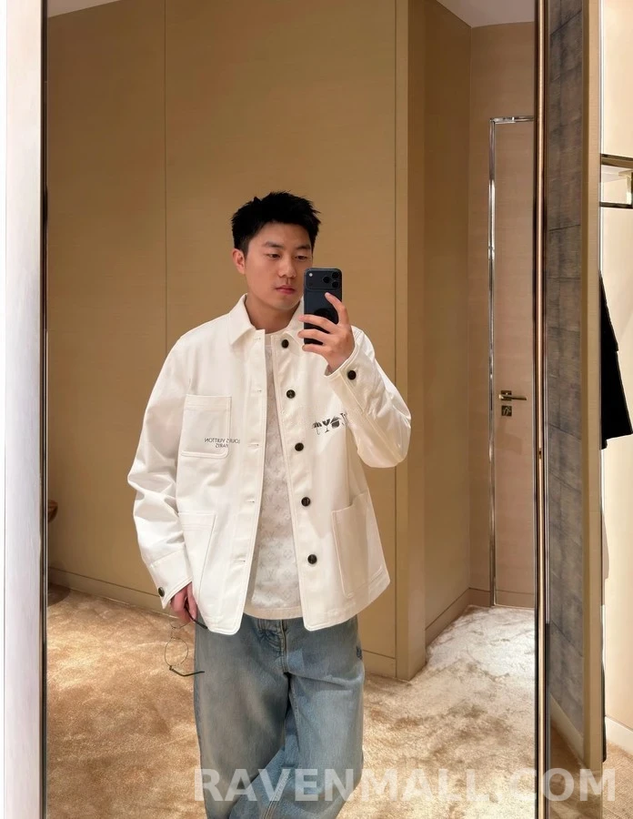 루이비통 루이비통 로고 워크웨어 셔츠 상세 이미지