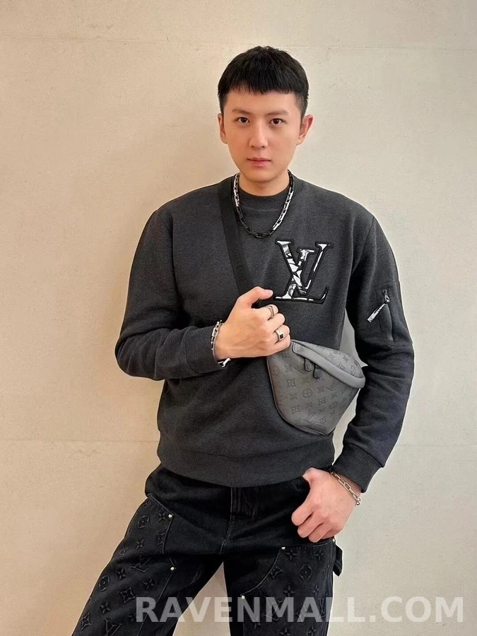 루이비통 루이비통 로고 자수 맨투맨 상세 이미지