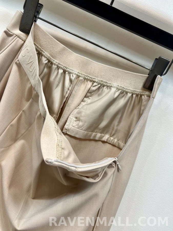 루이비통 루이비통 로고 하이웨이스트 와이드 팬츠 상세 이미지