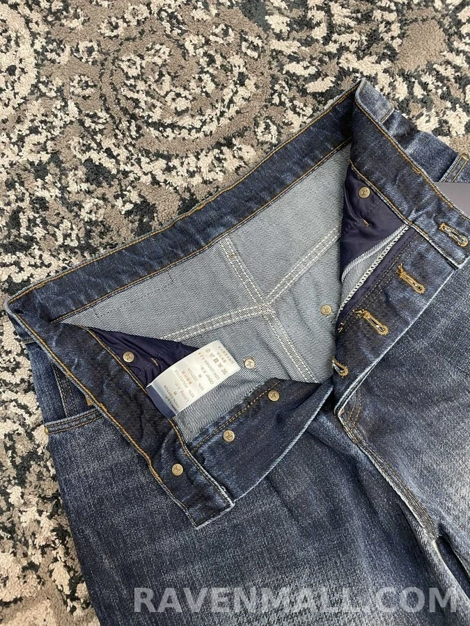 루이비통 루이비통 루즈핏 워싱 데님 팬츠 상세 이미지